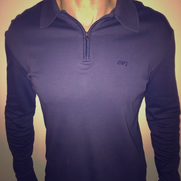 armani jeans long sleeve polo